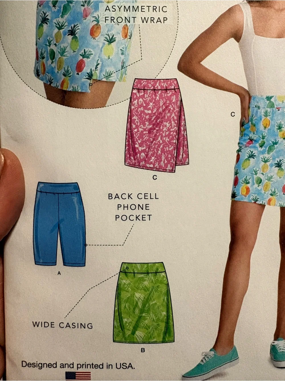BN UNCUT SIMPLICITY 9336 H5 SEWING PATTERNS WRAP SKIRTS